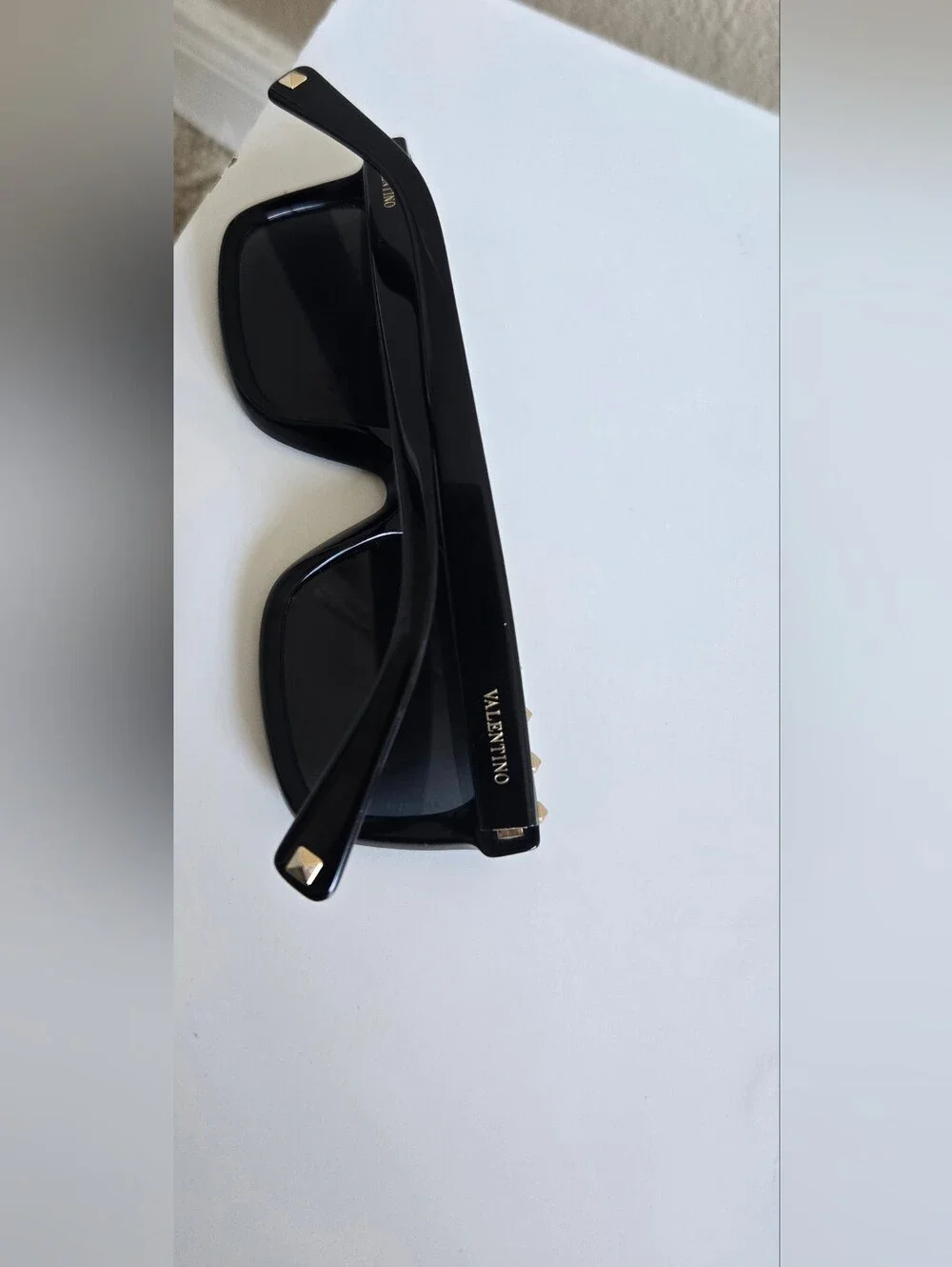 Valentino Rockstud Sunglasses Black VA 4010 5001/87 Designer Shades Italy 51mm